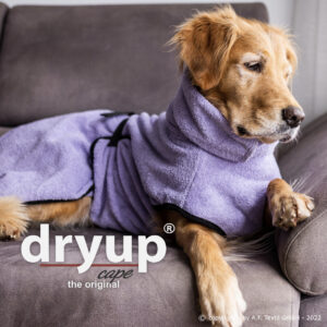 dryup cape – Hundebademantel lavendel